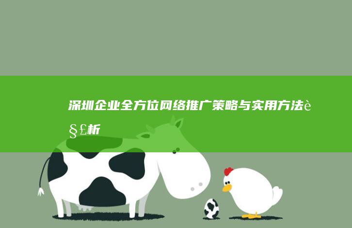 深圳企业全方位网络推广策略与实用方法解析